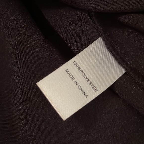 Anthropologie Central Park West Black Flirty Top Size XLarge - Picture 9 of 10